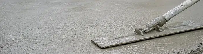 wet concrete